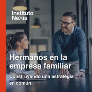Hermanos en la empresa familiar.