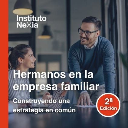 Hermanos en la empresa familiar.
