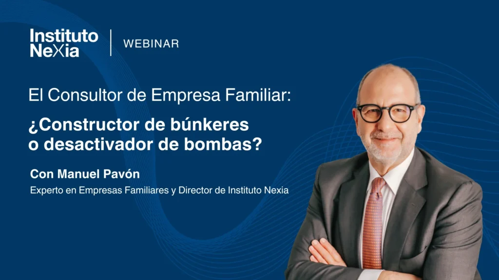 webinar para el consultor de empresa familiar. Asesor de la familia empresaria.