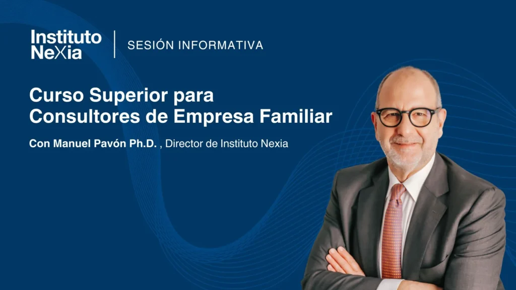 Sesión informativa curso superior consultor empresa familiar para el asesor profesional especializado en empresas familiares.
